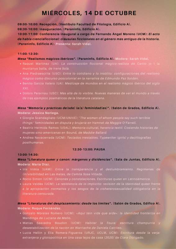 II Congreso Internacional "O que virá". Poéticas y escrituras para construir el presente - 4